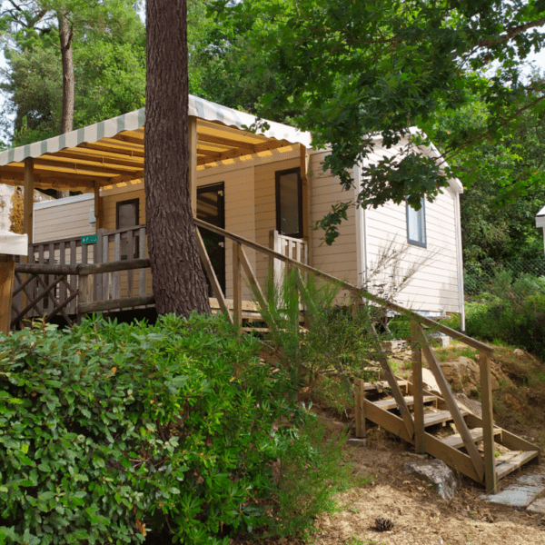 Mobil home du Camping Les Pins de Sel en Charentes maritimes entre La Palmyre et Royan