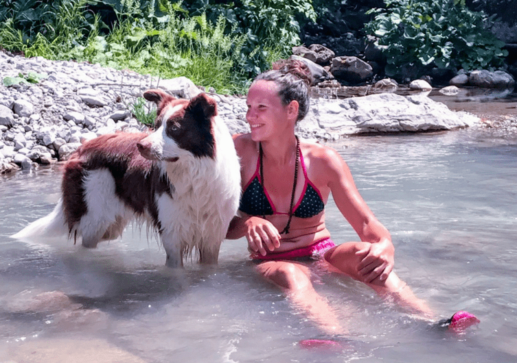 @Julie Jacquot - Quand Hélios et Julie profitent d'une bonne baignade...