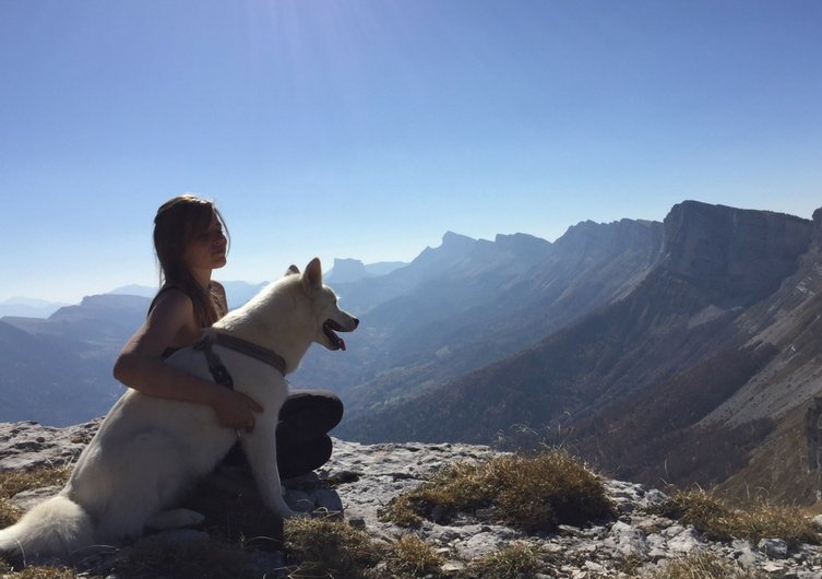 Aya e Marion - Andare sulle Alpi con un cane