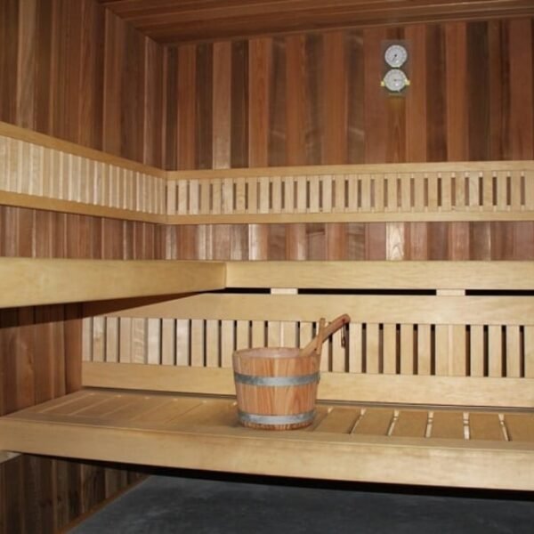 Le sauna de la Family Ecolodge - Locations Insolites à Batilly-en-Puisaye dans le Loiret dans le Centre-Val de Loire