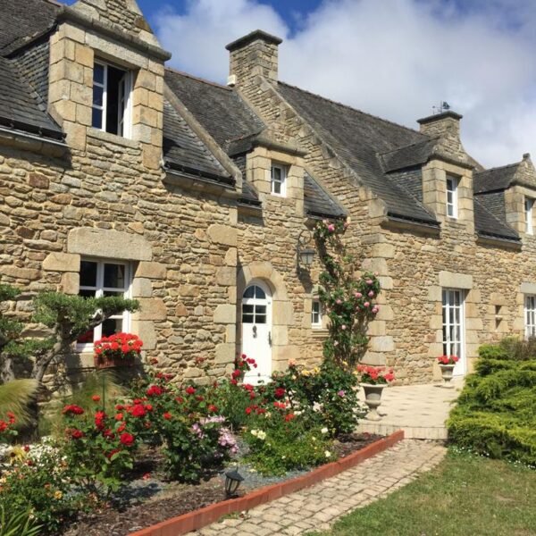 Jardin clos des Chambres d'hôtes Le Manoir de Quatre Saisons en Bretagne à La Turballe en Loire Atlantique