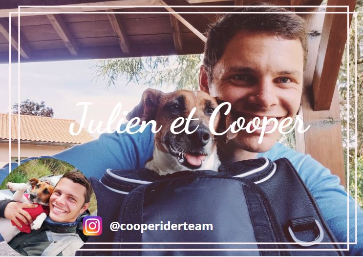 Julien and Cooper: two seasoned bikers