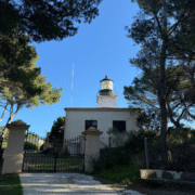 Phare de l'Île de Porquerolles, à Hyères, dans le Var, en provence-Alpes-Côte d'Azur