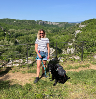 Randonnées en Ardèche du Sud avec un chien