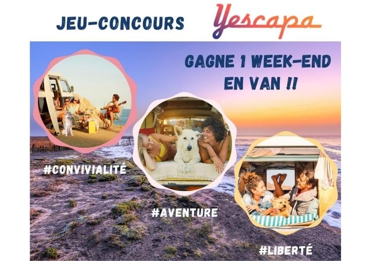 YESCAPA CONTEST: WIN A WEEKEND IN A VAN with your dog