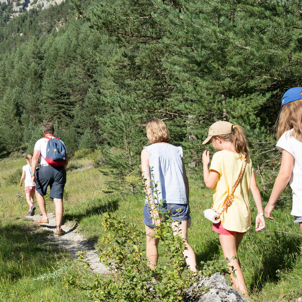 Randonnée en pleine nature au Camping Huttopia Lac d’Aiguebelette à Nances en Savoie