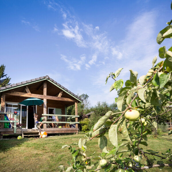 Chalet au Camping Huttopia Lac d’Aiguebelette à Nances en Savoie