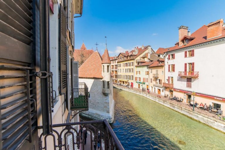 hôtel, chiens, vacances, Annecy, ville, château, canaux, haute-savoie