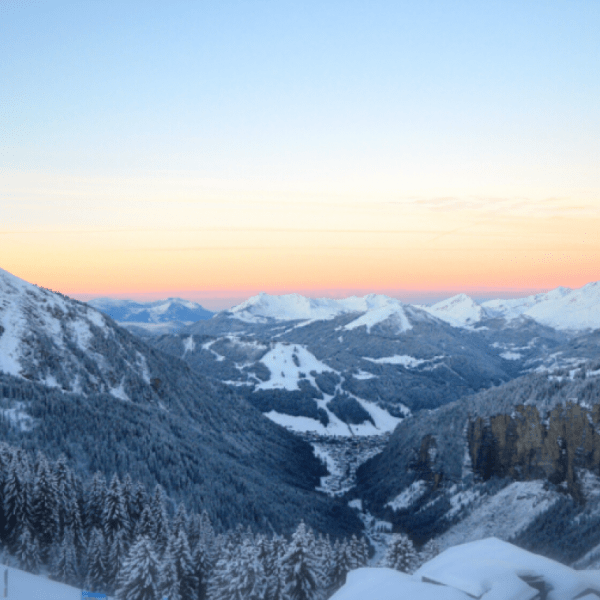 Estância de esqui Avoriaz - Alpes franceses