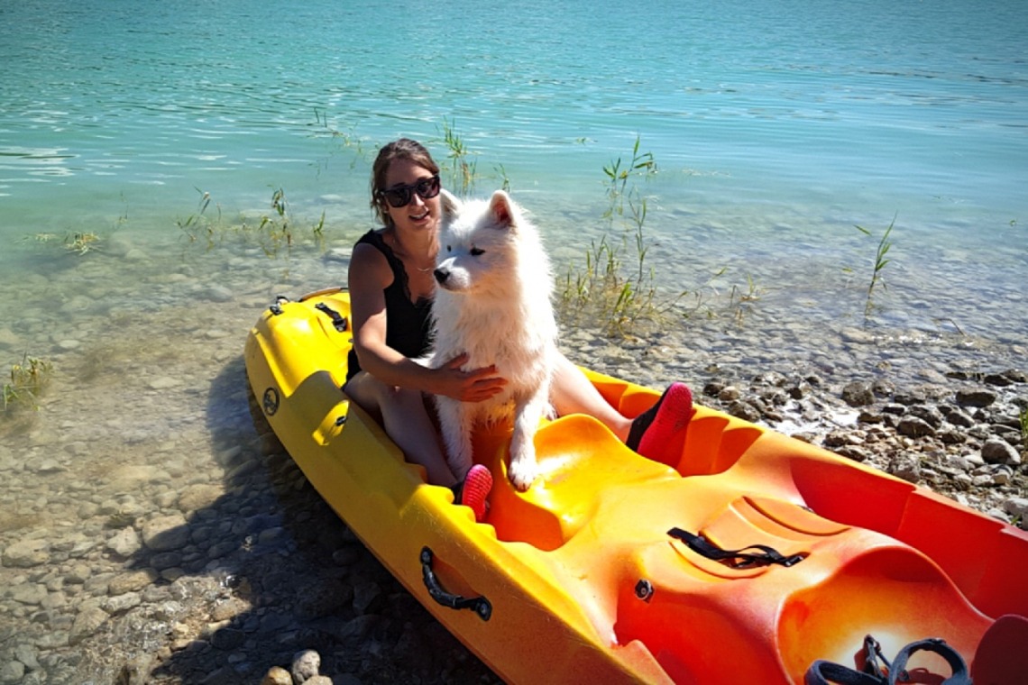 Canoë avec la base nautique de Bellecin