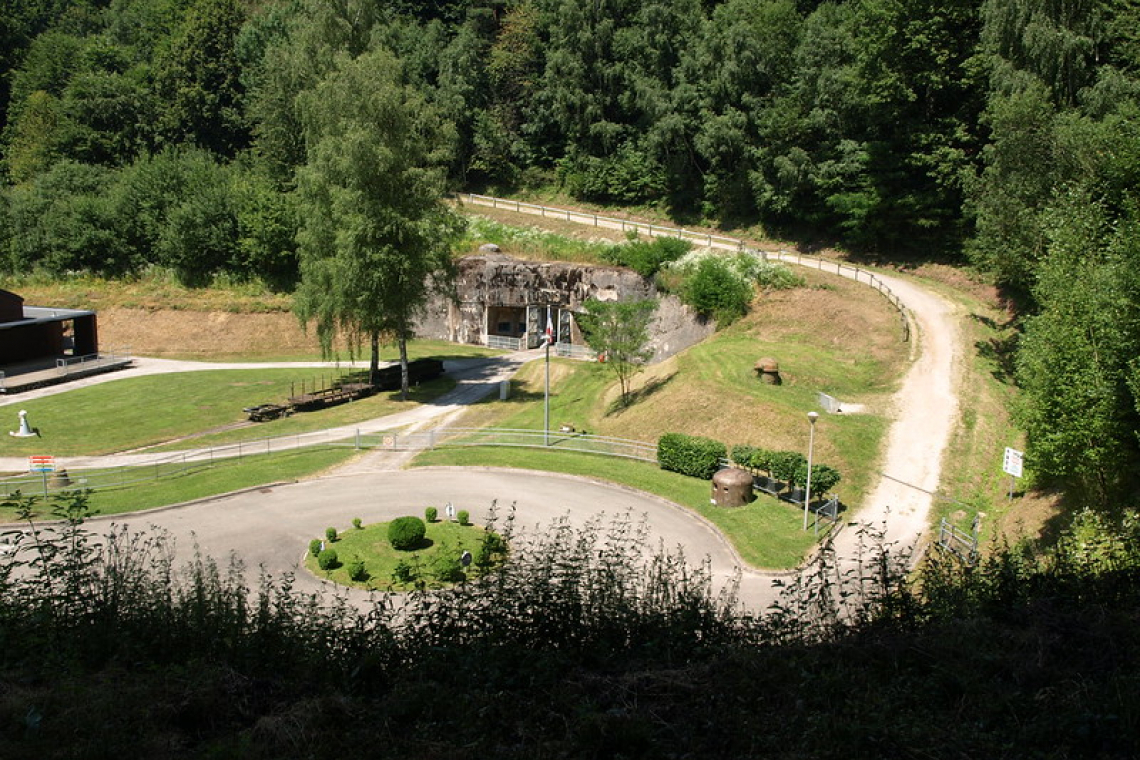 Circuit autour des blocs de combats du Simserhof