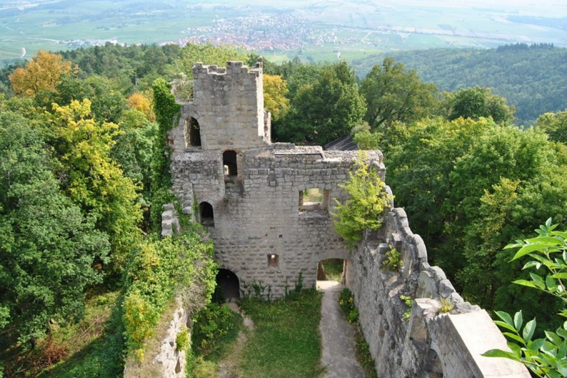Les ruines de château en Alsace