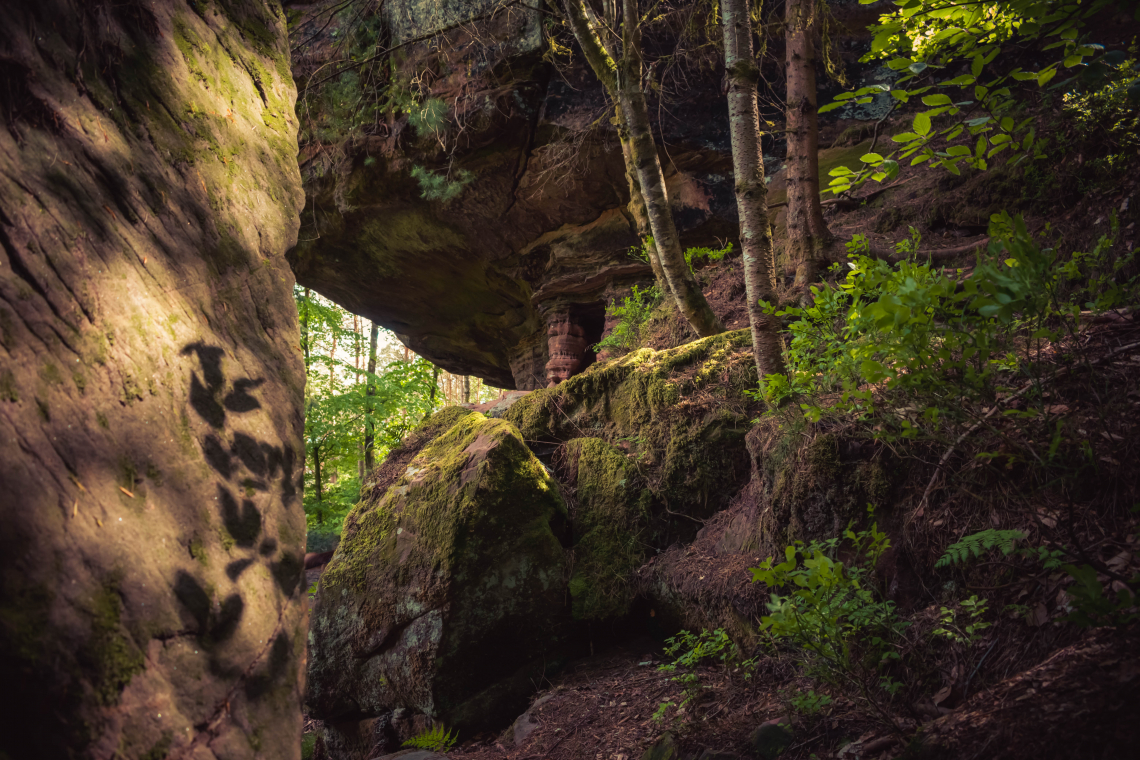 Sentier des grottes à Lemberg