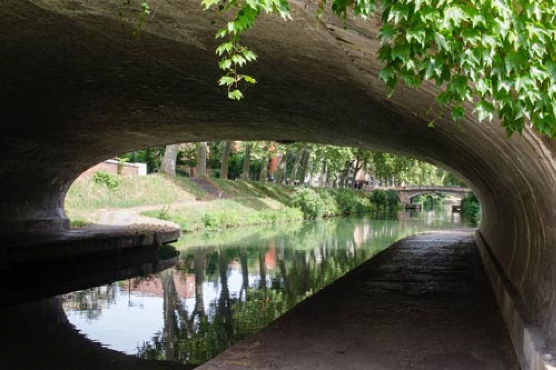 La Coulée Verte du quartier des Amidonniers