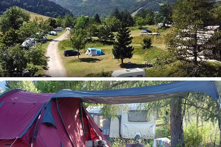 camping, caravaneige, nature, chiens, vacances, Isère, Gresse-en-Vercors, Auvergne-Rhône-Alpes