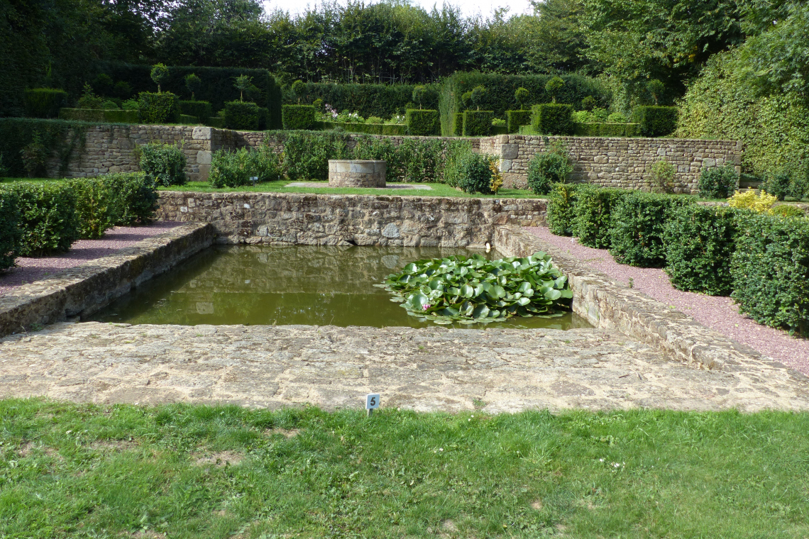 Jardin du manoir de La Boisnerie