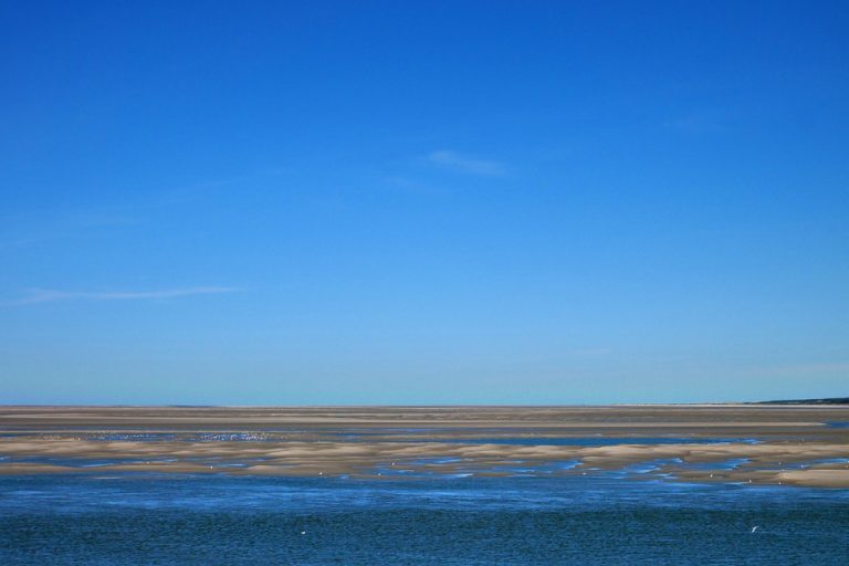 Plage proche des Gites les Mollières de l'Ecluse près de Fort-Mahon-Plage en Baie de Somme