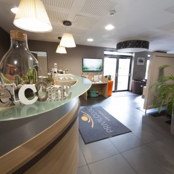 Réception de l'Apparthôtel Privilodges Clermont-Ferrand en Auvergne dans le Puy de Dôme