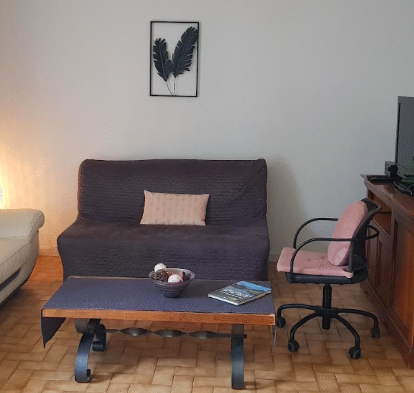 Salon du Camping Le Pavillon Bleu à L'Aiguillon-la-Presqu'île en Vendée