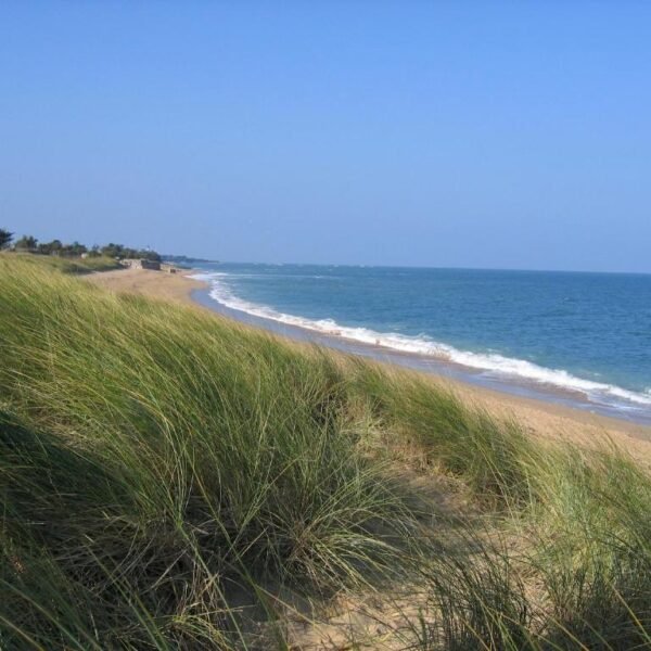 PLage à côté du camping les charmettes à la palmyre