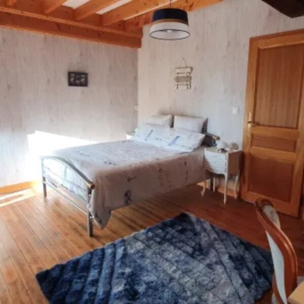 Double lit au Chambres d’Hôtes Le Relais de la Comté à Port-Bail-sur-Mer dans le Manche en Normandie