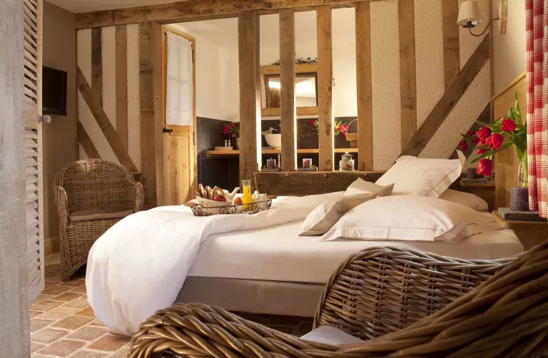 L’hôtel l’Auberge de la source dans le Calavados animaux acceptés - EmmèneTonChien.com