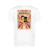 T-shirt Homme Bio, T-shirt avec chien, T-shirt Fière d'être Wouafer's, logo grand format dans le dos, spreadshirt, spreadshop, boutique emmenetonchien.com
