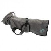accessoires d'été pour chien, peignoir pour chien, sécher son chien, accessoire micro-fibre pour chien, Peignoir de bain Trixie, boutique emmenetonchien.com