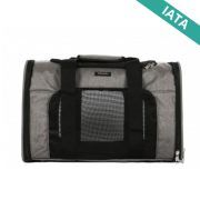 travel with your dog by plane, air dog transport, air dog and cat transport bag, IATA standards, airplane approved, Wouapy relaxation transport bag, emmenetonchien.com shop