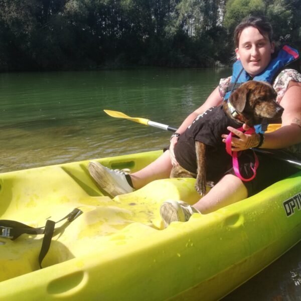 Cani Kayak proche du Village de Gîtes Au Soleil de Picardie dans les Hauts-de-France à Vailly sur Aisne