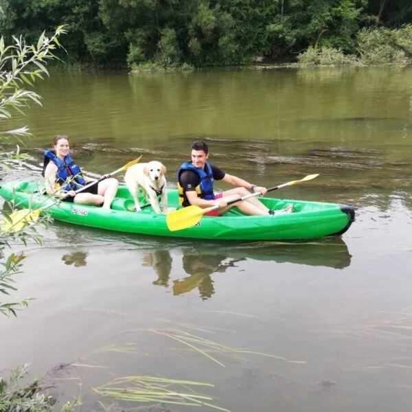 Cani Kayak proche du Village de Gîtes Au Soleil de Picardie dans les Hauts-de-France à Vailly sur Aisne