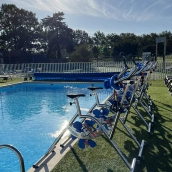 Aquabike au Camping des Etangs à Aubigny-sur-Nère dans le Cher en Centre Val de Loire