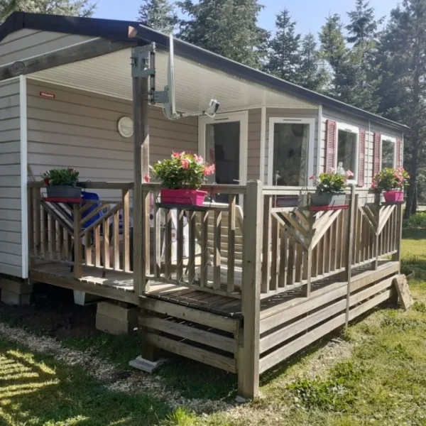 Chalet du Village de Gîtes Au Soleil de Picardie dans les Hauts-de-France à Vailly sur Aisne