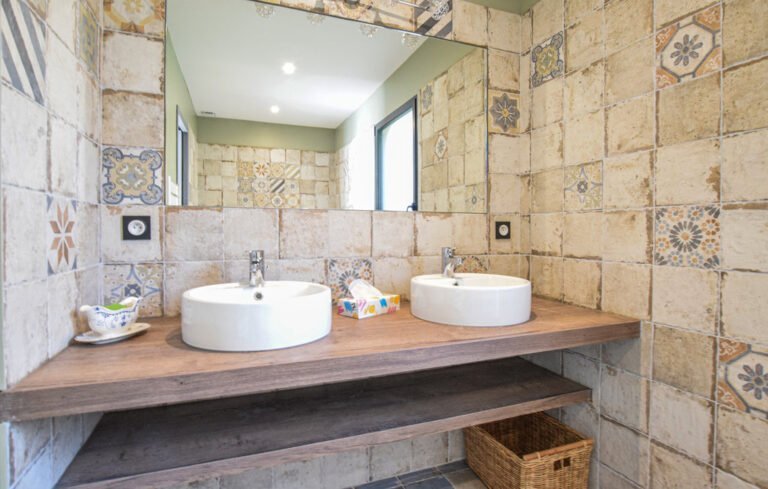 Salle de bain du Gîte Le Copain Vert en Normandie à Hattenville en Seine Maritime