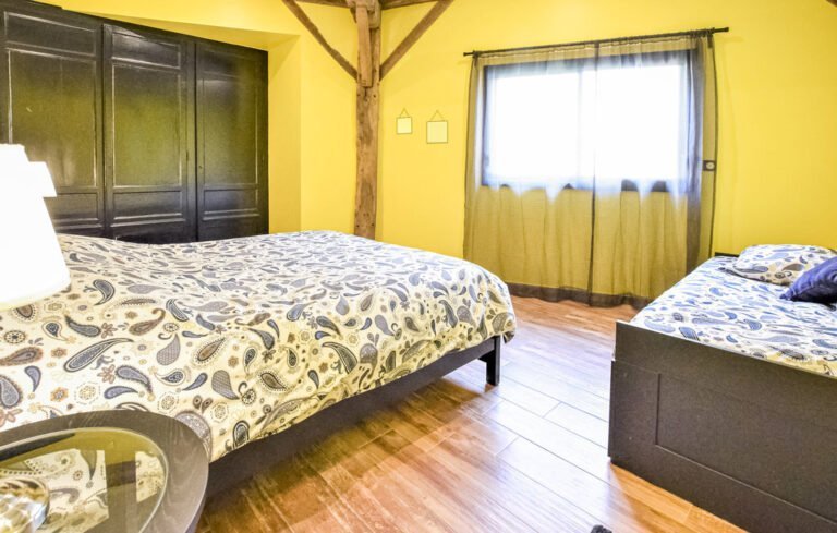 Chambre du Gîte Le Copain Vert en Normandie à Hattenville en Seine Maritime