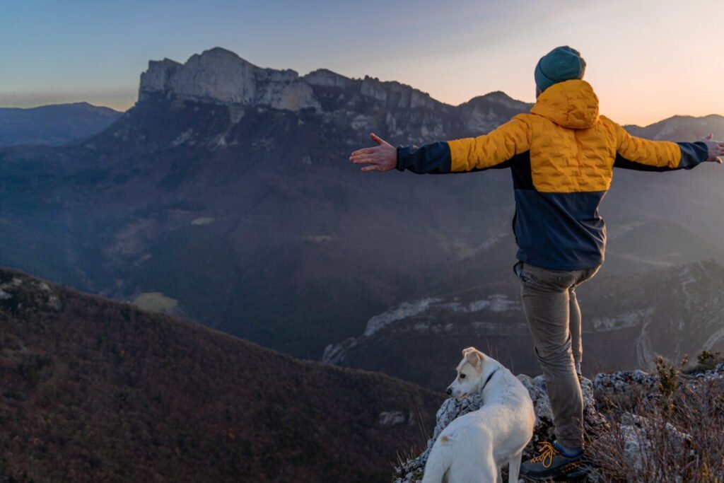 Drôme Provençale and its many winter activities to discover with a dog