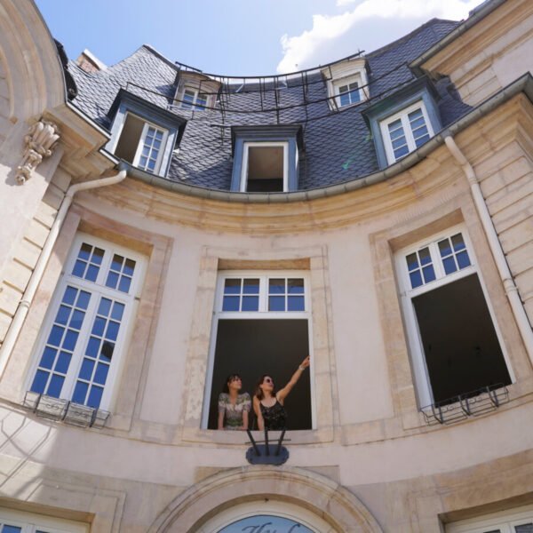 Façade de l'Hôtel Littéraire Stendhal à Nancy en Lorraine dans le Grand Est en France