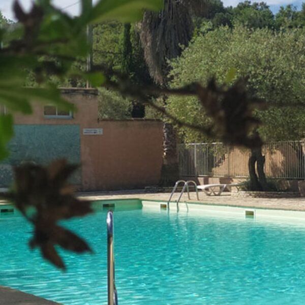 Piscine du Camping l'Oliveraie à Laurens près de Bédarieux dans l'Hérault et le Haut Languedoc