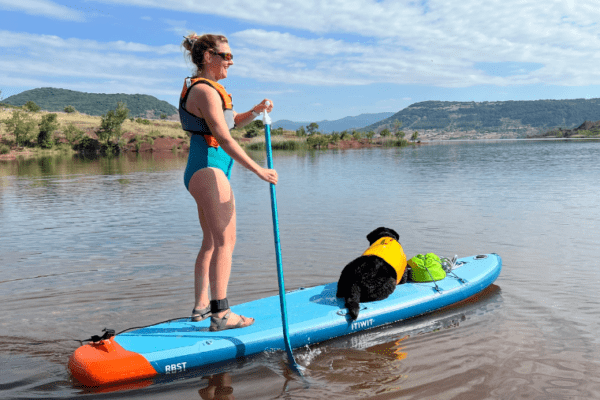 Activités nautiques géniales avec un chien : paddle canoë pédalo nage et plein d'autres