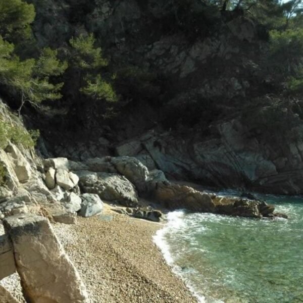 Crique près du Camping Sea Green Cala Llevado en Espagne sur la Costa Brava à Tossa de Mar