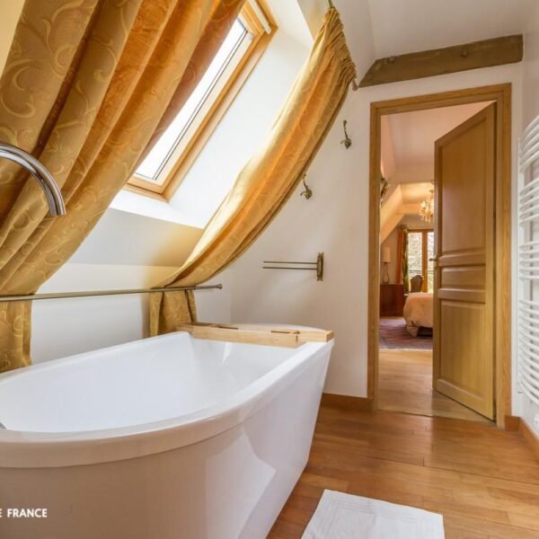Salle de bain des Gites à Beauficel-en-Lyons en Normandie dans l'Eure