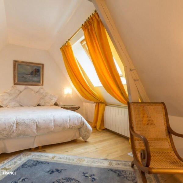 Chambre double des Gites à Beauficel-en-Lyons en Normandie dans l'Eure