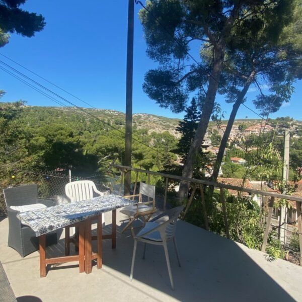 Vue depuis la terrasse de la Villa Nicole Location de Vacances à Carry le Rouet en Provence dans les Bouches du Rhône