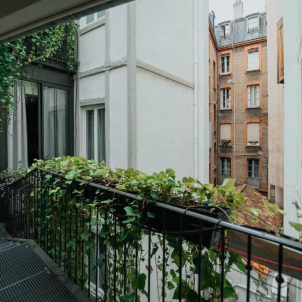 vue sur cour à l'hôtel Albert 1er à Toulouse