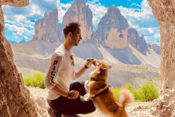 La randonnée des Tre Cime dans les Dolomites avec un chien