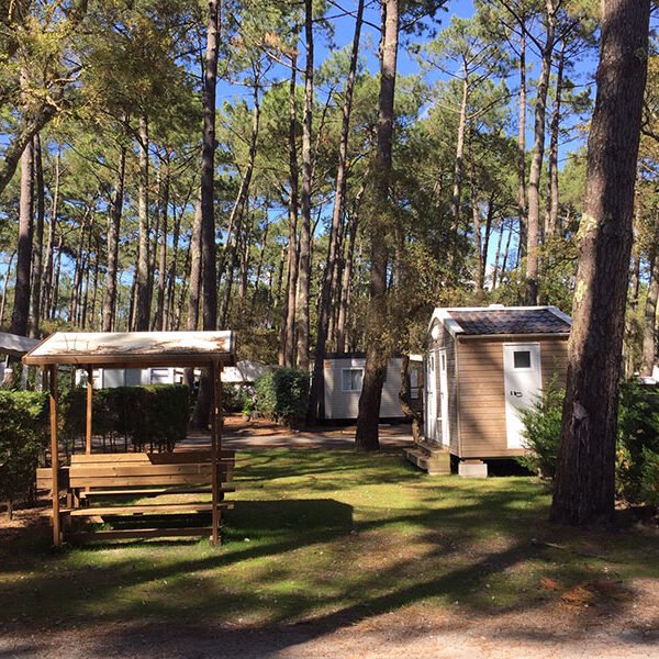 Emplacement VIP au Camping Le Vieux Port dans les Landes sur la Cote Atlantique à Messanges
