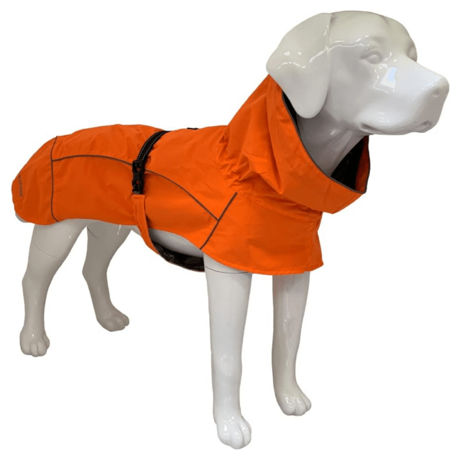 ciré imperméable pour chien de couleur orange de la marque Croci