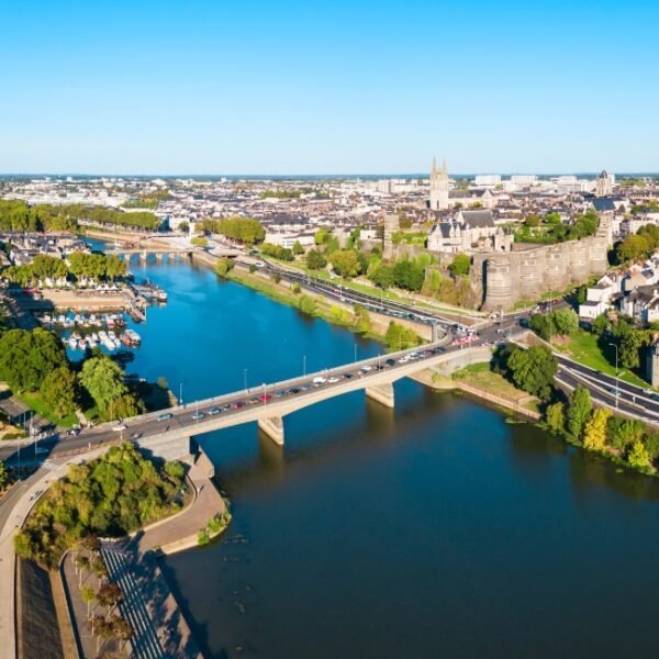 La ville d'Angers, de l'Appart'City Confort Angers *** à Angers en Maine-et-Loire dans les Pays de la Loire