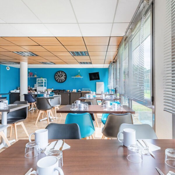 Salle de Petit Déjeuner de l'Appart'City Classic Nantes Carquefou dans la Loire Atlantique en Pays de la Loire