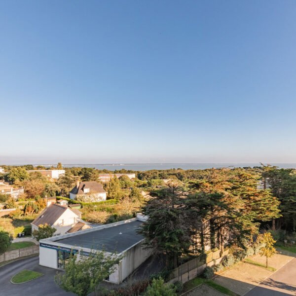 Vue depuis un appartement de l'Appart'City Confort Saint Nazaire Océan en Loire Atlantique dans les Pays de la Loire